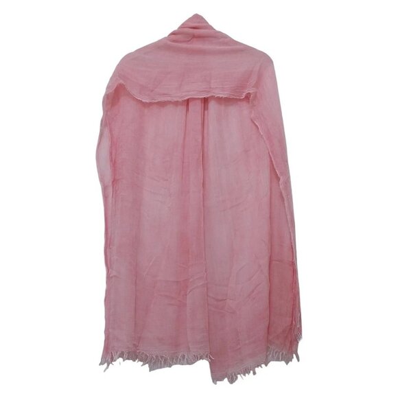 Auth FURLA - Pink Rayon Scarf - Picture 5 of 7
